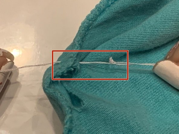 How to Stitch a Hole on the Seam of a T-Shirt: step 4, image 2 of 2