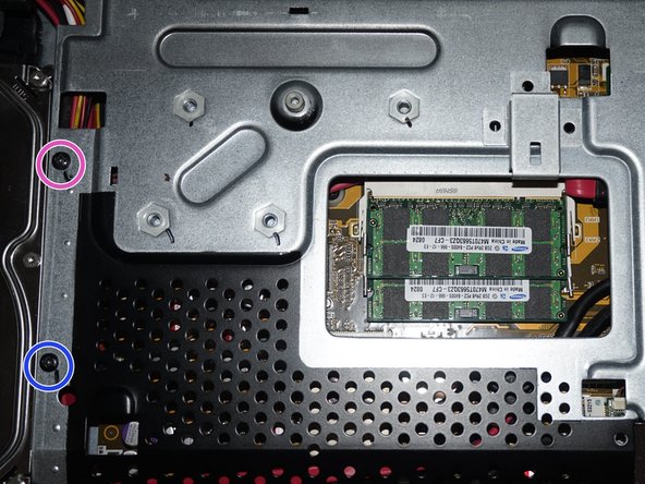 Full method - HP Touchsmart IQ506 CMOS Battery Replacement, Remove the motherboard shield: crwdns2935265:010crwdnd2935265:03crwdnd2935265:03crwdne2935265:0