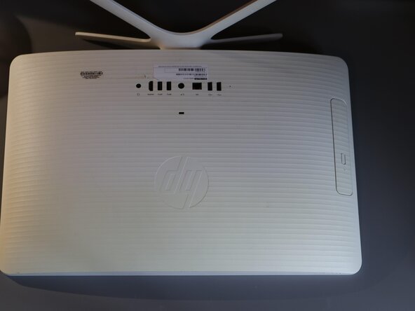 HP 20-c010 RAM-vervanging/-upgrade, Verwijder de voetunit van het apparaat: stap 1, afbeelding 1 van 3