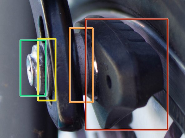 Felt Z85 Brake Pad Replacement, Collecting parts (reinstall): crwdns2935265:03crwdnd2935265:02crwdnd2935265:02crwdne2935265:0