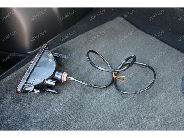 How to Install Scion tC LED Rear Fog Light: step 3, image 2 of 2