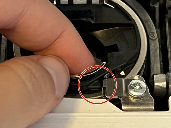 How to Fix a Squeaky Brother SC 9500 Computerized Sewing Machine: step 9, image 2 of 2