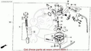 Solved What Is The Nipple On The Bottom Of The Carburetor For Honda 3 Wheeler Carburater Ifixit