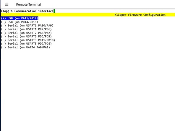 4. Installing Klipper on SKR3 EZ: crwdns2935265:07crwdnd2935265:02crwdnd2935265:03crwdne2935265:0