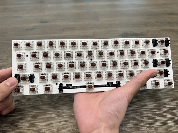 Anne Pro 1 Mechanical Keyboard Switch Replacement, Inserting the replacement switch: crwdns2935265:010crwdnd2935265:02crwdnd2935265:02crwdne2935265:0