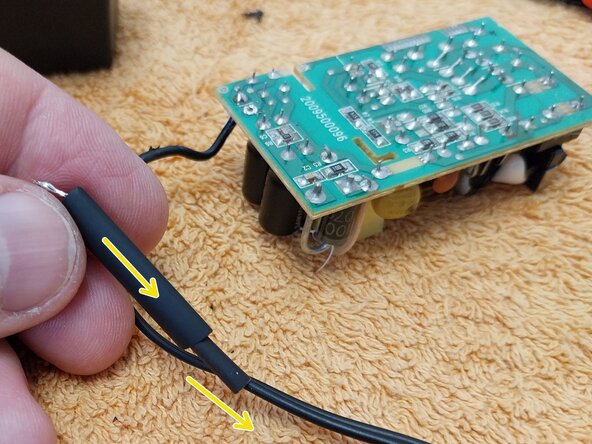 Fonte de alimentação de 12 V de roteador, falha intermitente, reparo de ruptura no cabo de saída.: passo 9, imagem 3 %32