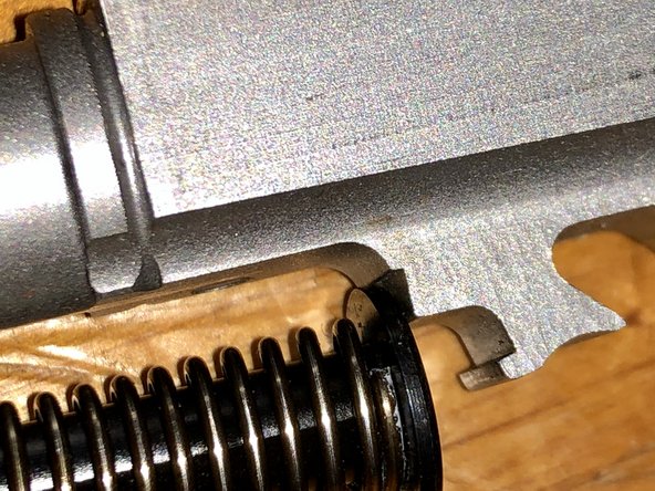 Taurus G2C Field Strip Disassembly, Removing the recoil spring assembly: crwdns2935265:04crwdnd2935265:02crwdnd2935265:03crwdne2935265:0