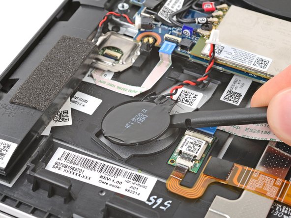 HP EliteBook 845 G9 RTC Battery Replacement, Remove the RTC battery: crwdns2935265:012crwdnd2935265:02crwdnd2935265:03crwdne2935265:0