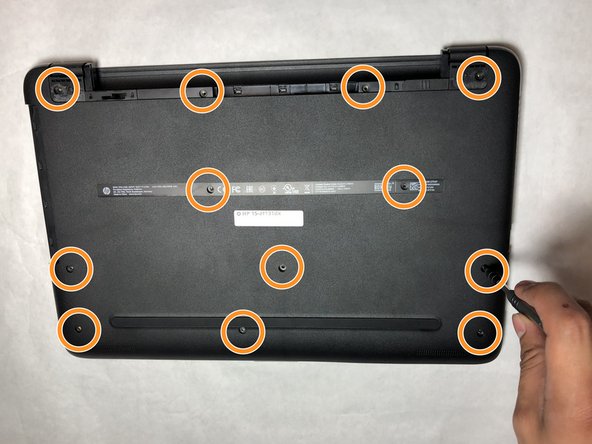 HP 15-AF131DX Trackpad Button Circuit Board Replacement, Trackpad Button Circuit Board: crwdns2935265:05crwdnd2935265:02crwdnd2935265:02crwdne2935265:0