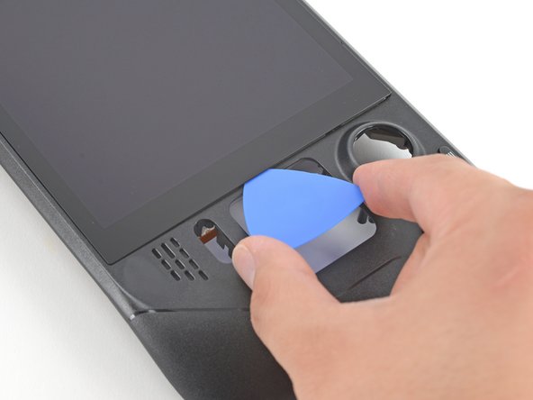 Steam Deck Front Shell Replacement, Slice the right side adhesive: crwdns2935265:079crwdnd2935265:02crwdnd2935265:03crwdne2935265:0