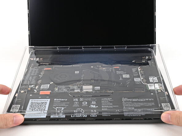 Framework Laptop 13 Pro DIY Edition Quick Start Guide, Remove the plastic cover: step 2, image 2 of 3