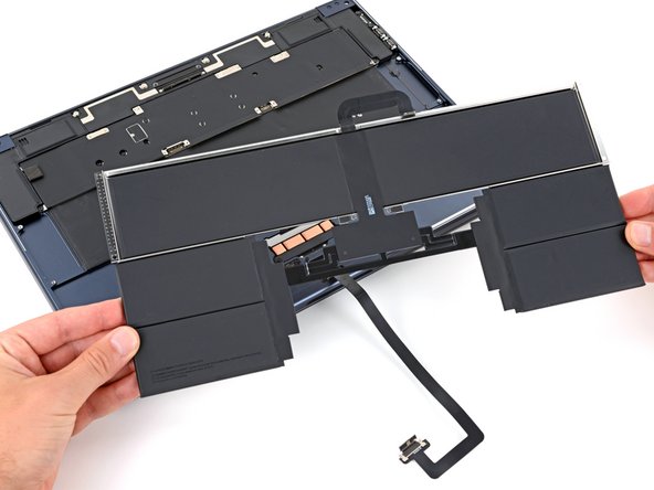 MacBook Air 15" 2024 Battery Replacement, Remove the battery: crwdns2935265:00crwdnd2935265:03crwdnd2935265:03crwdne2935265:0