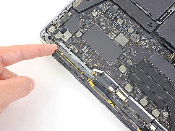 MacBook Pro 13" 2022 (M2) Display Assembly Replacement, Remove the antenna bar: crwdns2935265:026crwdnd2935265:02crwdnd2935265:03crwdne2935265:0