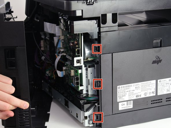 HP Laserjet Pro 200 Color MFP Fan Replacement: step 3, image 2 of 3