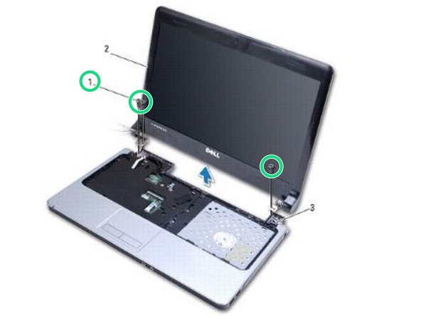 Dell Inspiron 14z 1470 Display Assembly Replacement, Removing the Display: stap 0, afbeelding 2 van 2