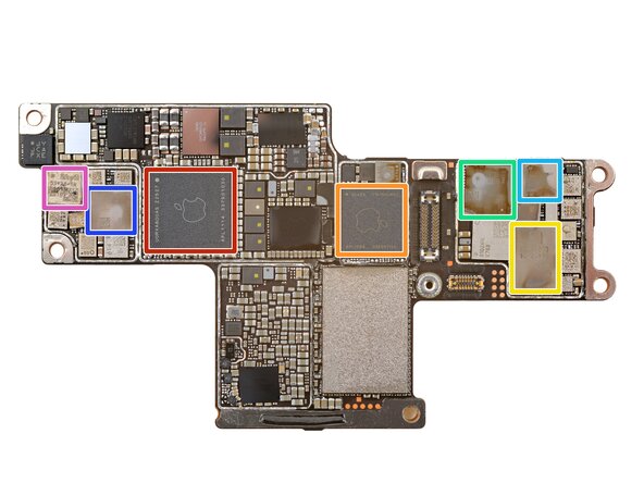 iPhone Air Chip ID, Main Board - Outer Side - Connectivity: crwdns2935265:03crwdnd2935265:01crwdnd2935265:01crwdne2935265:0