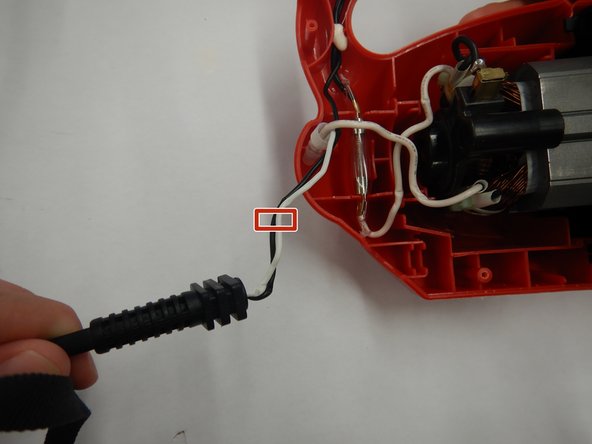 Dirt Devil Scorpion Quick Flip Power Cord Replacement: step 3, image 1 of 1