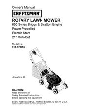 Craftsman lawn mower on sale 917.370 parts