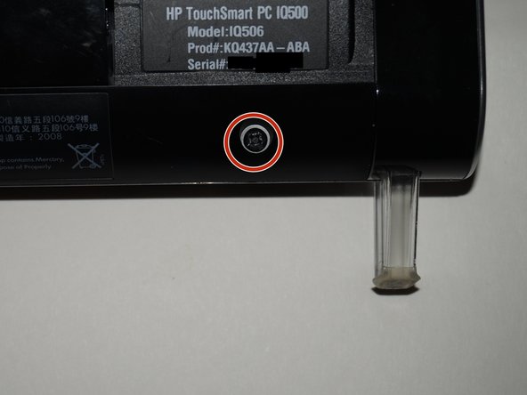 Full method - HP Touchsmart IQ506 CMOS Battery Replacement, Remove the screws from the system 2: crwdns2935265:08crwdnd2935265:02crwdnd2935265:02crwdne2935265:0