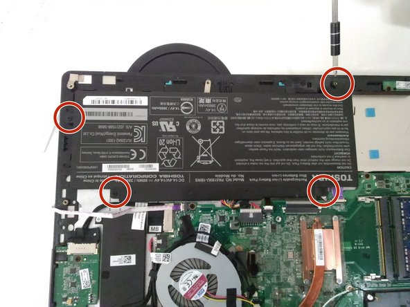 Toshiba Satellite Radius P55W-B5220 Battery Replacement, Battery: crwdns2935265:05crwdnd2935265:02crwdnd2935265:02crwdne2935265:0