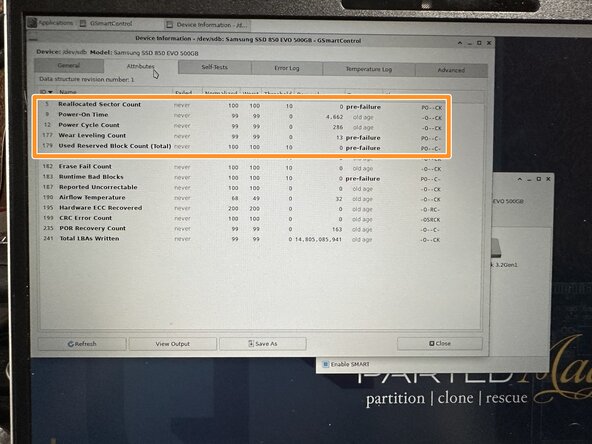 Diagnosing and Erasing SSDs (Solid State Drive), Parted Magic - SATA: 手順 9、 3の画像 2