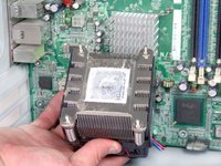Removing HP Compaq dx2000MT Processor