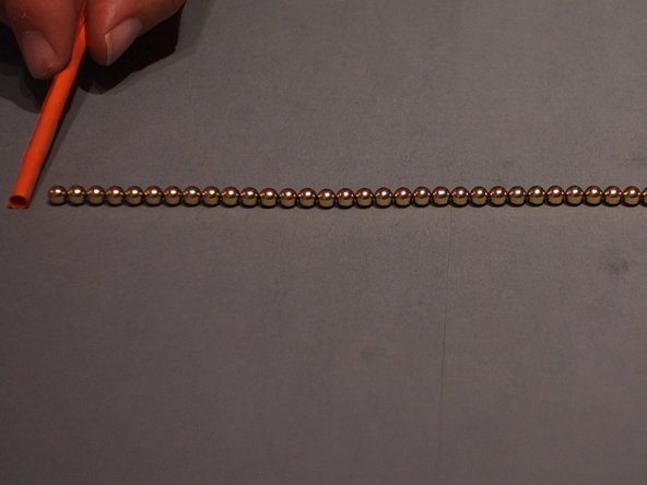 Creating a chain bracelet, Count out spheres: step 11, image 1 of 3