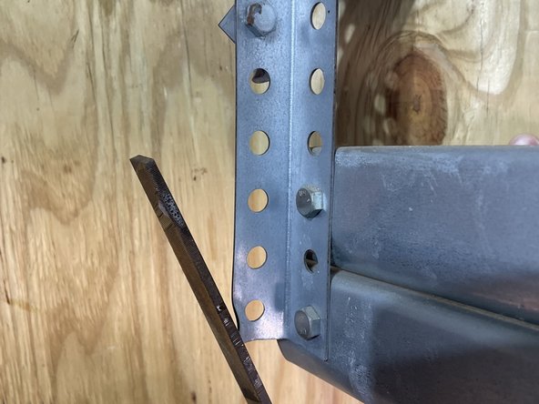 How to Fast Fix a sharp edge on a garage door: step 4, image 2 of 3