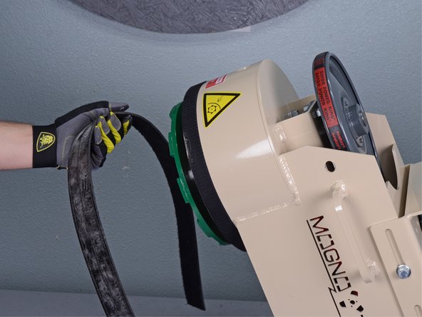 EDCO Disk Grinder 50200-HD Head Assembly Replacement, Rubber Skirt Removal: crwdns2935265:011crwdnd2935265:03crwdnd2935265:03crwdne2935265:0