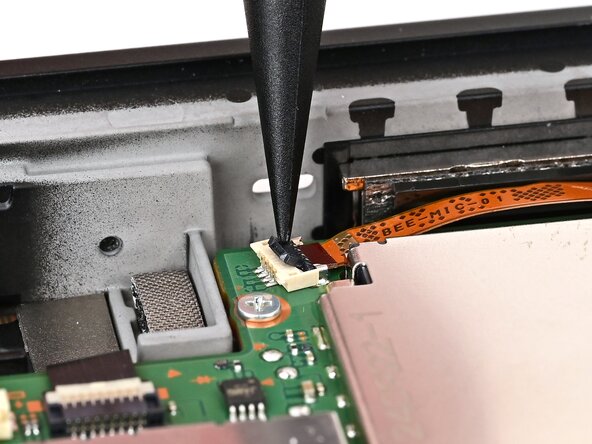 Nintendo Switch 2 Board Replacement, Remove the microphone: crwdns2935265:049crwdnd2935265:01crwdnd2935265:03crwdne2935265:0