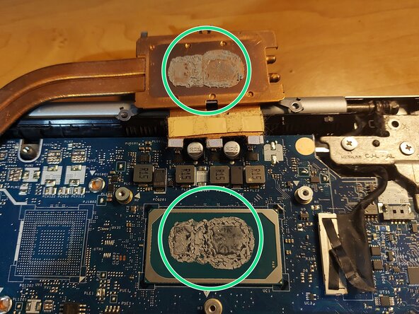 Lenovo IdeaPad 5-14ITL05 Thermal Paste Replacement, Changing the thermal paste.: crwdns2935265:02crwdnd2935265:01crwdnd2935265:03crwdne2935265:0