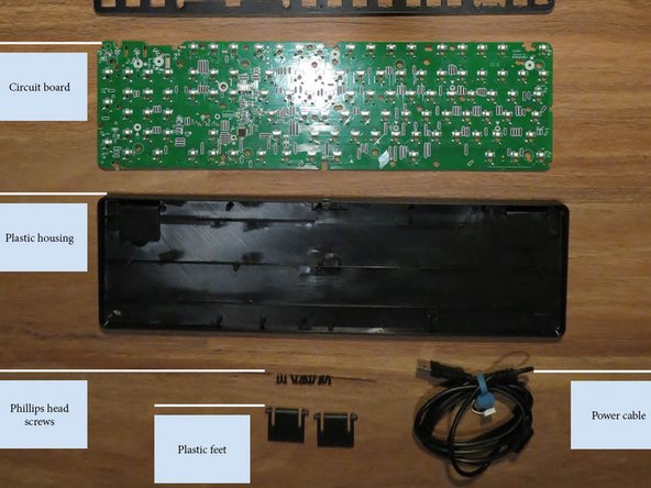 Kogan RGB Mechanical Keyboard Teardown, Component Breakdown: crwdns2935265:014crwdnd2935265:02crwdnd2935265:02crwdne2935265:0