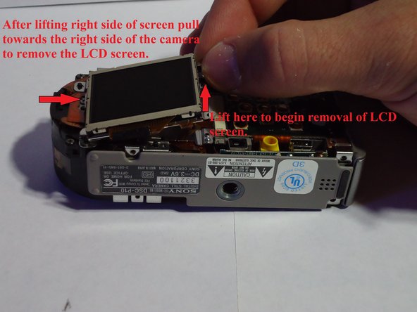 Replacing the Sony Cyber-shot DSC-P10 Built-in Flash: crwdns2935265:03crwdnd2935265:02crwdnd2935265:03crwdne2935265:0