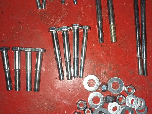 Two Wheelbarrow Tire Replacement, Gather hardware: step 4, image 1 of 1