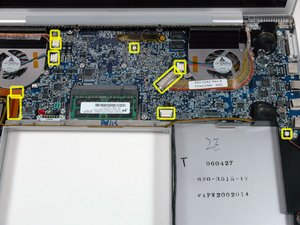 Macbook pro hot sale 17 motherboard