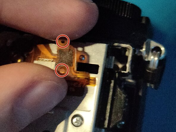 Sony A7 II Top Flex Cable replacement: crwdns2935265:050crwdnd2935265:02crwdnd2935265:02crwdne2935265:0