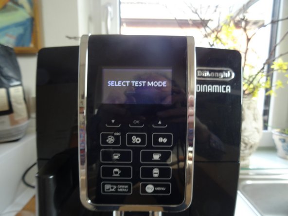 ECAM 350.55 Testmodus: crwdns2935265:03crwdnd2935265:02crwdnd2935265:03crwdne2935265:0