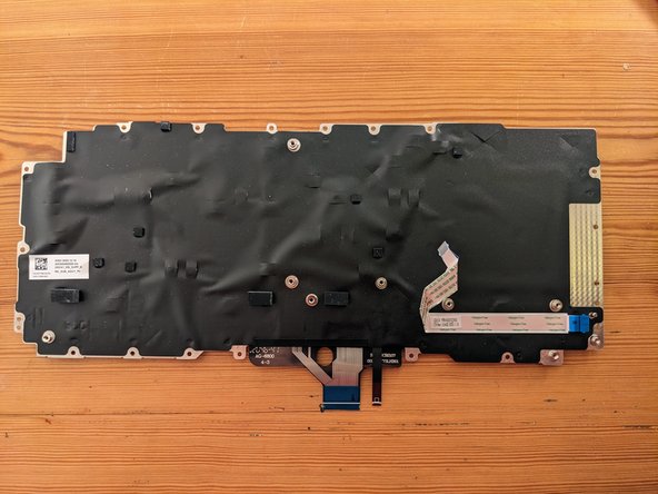 Dell Latitude 7420 Keyboard Replacement/Teardown, remove keyboard with backplate: step 19, image 2 of 2