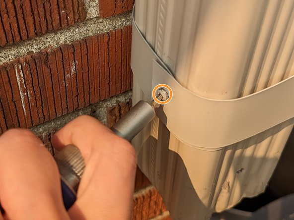 How to Replace a Damaged Gutter Segment: step 6, image 2 of 3