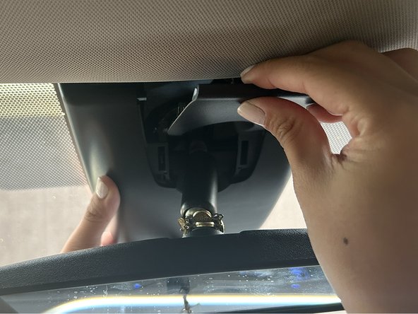 2012-2018 Toyota Corolla Rearview Mirror Replacement: step 2, image 1 of 3