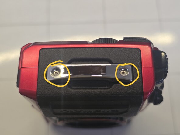 Disassembling Olympus TG-6, Remove front cover: step 1, image 3 of 3