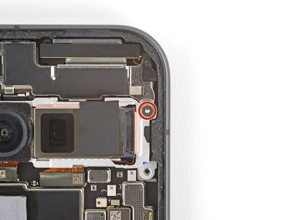 Google Pixel 10 Rear Cameras Replacement, Remove the front camera bracket: 19 단계, 이미지 2개 중 1개