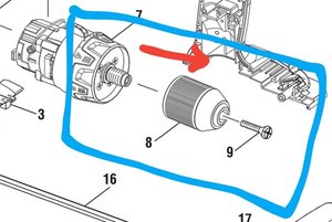 Can't remove chuck from drill - Ryobi Compact 18 Volt Hammer Drill P214  2015 - iFixit