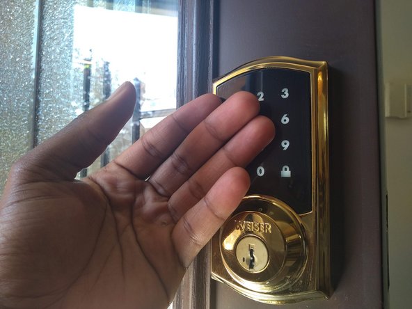 Weiser Smartcode 10 Touchscreen Electronic Lock Battery Replacement: crwdns2935265:08crwdnd2935265:02crwdnd2935265:02crwdne2935265:0