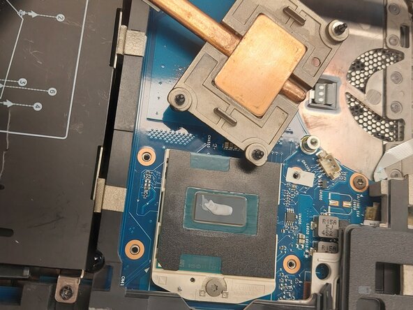 HP ProBook 650 G1 Thermal Paste Replacement, Changing the thermal paste: step 2, image 3 of 3
