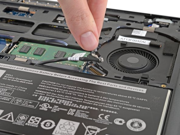 Dell Latitude E5450 Battery Replacement, Disconnect the Battery: step 7, image 2 of 2