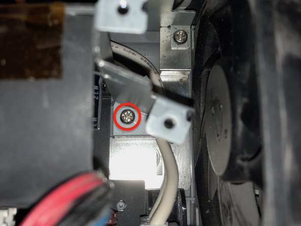 Projector - Vivitek D855ST DMD Chip Board Replacement, Remove power supply: crwdns2935265:06crwdnd2935265:03crwdnd2935265:03crwdne2935265:0