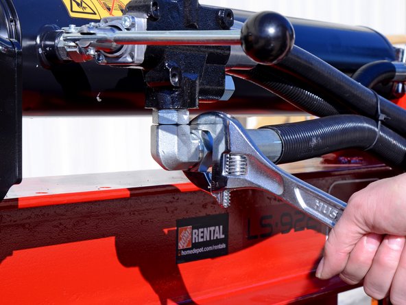 Toro Log Splitters 22618HD 2019 Control Valve Replacement, Remove the input hose: step 10, image 2 of 2