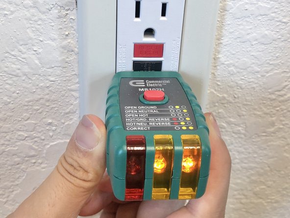 GFCI Outlet Replacement: crwdns2935265:018crwdnd2935265:02crwdnd2935265:02crwdne2935265:0