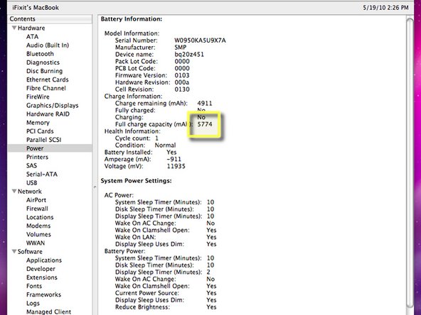 MacBook Unibody Model A1342 Mid 2010 Teardown: crwdns2935265:04crwdnd2935265:02crwdnd2935265:02crwdne2935265:0